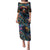 Day of Dead Lady Family Matching Puletasi Dress and Hawaiian Shirt Sugar Skull Lady Dancing - Wonder Print Shop