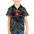 Day of Dead Lady Family Matching Short Sleeve Bodycon Dress and Hawaiian Shirt Sugar Skull Lady Dancing - Wonder Print Shop