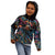 Day of Dead Lady Kid Hoodie Sugar Skull Lady Dancing - Wonder Print Shop