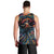 Day of Dead Lady Men Tank Top Sugar Skull Lady Dancing - Wonder Print Shop