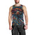 Day of Dead Lady Men Tank Top Sugar Skull Lady Dancing - Wonder Print Shop