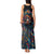 Day of Dead Lady Tank Maxi Dress Sugar Skull Lady Dancing - Wonder Print Shop