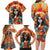Day of Dead Lady Family Matching Long Sleeve Bodycon Dress and Hawaiian Shirt Sugar Skull Field Rose Lady - Wonder Print Shop
