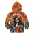 Day of Dead Lady Kid Hoodie Sugar Skull Field Rose Lady - Wonder Print Shop