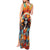 Day of Dead Lady Tank Maxi Dress Sugar Skull Field Rose Lady - Wonder Print Shop