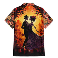 Day of Dead Couple Family Matching Mermaid Dress and Hawaiian Shirt Sugar Skull Couple Dancing - Wonder Print Shop