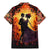 Day of Dead Couple Family Matching Mermaid Dress and Hawaiian Shirt Sugar Skull Couple Dancing - Wonder Print Shop