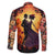 Day of Dead Couple Family Matching Tank Maxi Dress and Hawaiian Shirt Sugar Skull Couple Dancing - Wonder Print Shop