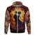Day of Dead Couple Hoodie Sugar Skull Couple Dancing - Wonder Print Shop