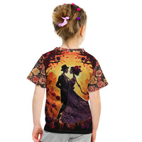 Day of Dead Couple Kid T Shirt Sugar Skull Couple Dancing - Wonder Print Shop