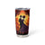 Day of Dead Couple Tumbler Cup Sugar Skull Couple Dancing - Wonder Print Shop