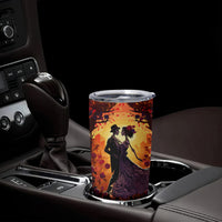 Day of Dead Couple Tumbler Cup Sugar Skull Couple Dancing - Wonder Print Shop