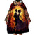 Day of Dead Couple Wearable Blanket Hoodie Sugar Skull Couple Dancing - Wonder Print Shop
