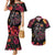 Day of Dead Couple Couples Matching Mermaid Dress and Hawaiian Shirt Sugar Skull Couple Dancing - Wonder Print Shop