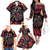 Day of Dead Couple Family Matching Off Shoulder Long Sleeve Dress and Hawaiian Shirt Sugar Skull Couple Dancing - Wonder Print Shop