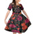 Day of Dead Couple Family Matching Puletasi Dress and Hawaiian Shirt Sugar Skull Couple Dancing - Wonder Print Shop