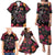 Day of Dead Couple Family Matching Puletasi Dress and Hawaiian Shirt Sugar Skull Couple Dancing - Wonder Print Shop