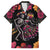 Day of Dead Couple Family Matching Short Sleeve Bodycon Dress and Hawaiian Shirt Sugar Skull Couple Dancing - Wonder Print Shop
