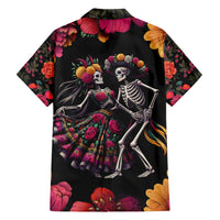 Day of Dead Couple Hawaiian Shirt Sugar Skull Couple Dancing - Wonder Print Shop