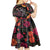 Day of Dead Couple Kid Short Sleeve Dress Sugar Skull Couple Dancing - Wonder Print Shop