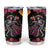 Day of Dead Couple Tumbler Cup Sugar Skull Couple Dancing - Wonder Print Shop
