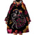 Day of Dead Couple Wearable Blanket Hoodie Sugar Skull Couple Dancing - Wonder Print Shop