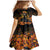 Day of Dead Lady Family Matching Mermaid Dress and Hawaiian Shirt Sugar Skull Field Marigold Lady - Wonder Print Shop