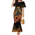 Day of Dead Lady Family Matching Mermaid Dress and Hawaiian Shirt Sugar Skull Field Marigold Lady - Wonder Print Shop
