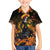 Day of Dead Lady Family Matching Puletasi Dress and Hawaiian Shirt Sugar Skull Field Marigold Lady - Wonder Print Shop