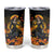Day of Dead Lady Tumbler Cup Sugar Skull Field Marigold Lady - Wonder Print Shop