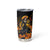 Day of Dead Lady Tumbler Cup Sugar Skull Field Marigold Lady - Wonder Print Shop