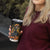Day of Dead Lady Tumbler Cup Sugar Skull Field Marigold Lady - Wonder Print Shop