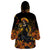 Day of Dead Lady Wearable Blanket Hoodie Sugar Skull Field Marigold Lady - Wonder Print Shop