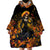 Day of Dead Lady Wearable Blanket Hoodie Sugar Skull Field Marigold Lady - Wonder Print Shop