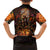 Day of Dead Festival Family Matching Off Shoulder Maxi Dress and Hawaiian Shirt Sugar Skull Party Family - Wonder Print Shop