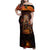 Day of Dead Festival Family Matching Off Shoulder Maxi Dress and Hawaiian Shirt Sugar Skull Party Family - Wonder Print Shop