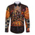 Day of Dead Festival Family Matching Puletasi Dress and Hawaiian Shirt Sugar Skull Party Family - Wonder Print Shop