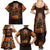 Day of Dead Festival Family Matching Summer Maxi Dress and Hawaiian Shirt Sugar Skull Party Family - Wonder Print Shop