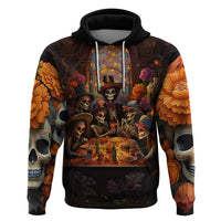 Day of Dead Festival Hoodie Sugar Skull Party Family - Wonder Print Shop