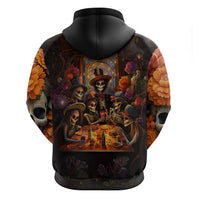 Day of Dead Festival Hoodie Sugar Skull Party Family - Wonder Print Shop