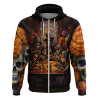 Day of Dead Festival Hoodie Sugar Skull Party Family - Wonder Print Shop