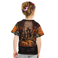 Day of Dead Festival Kid T Shirt Sugar Skull Party Family - Wonder Print Shop