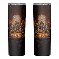 Day of Dead Festival Skinny Tumbler Sugar Skull Party Family - Wonder Print Shop