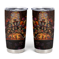 Day of Dead Festival Tumbler Cup Sugar Skull Party Family - Wonder Print Shop