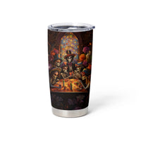 Day of Dead Festival Tumbler Cup Sugar Skull Party Family - Wonder Print Shop