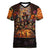 Day of Dead Festival Women V Neck T Shirt Sugar Skull Party Family - Wonder Print Shop