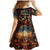 Day of Dead Skull Family Matching Mermaid Dress and Hawaiian Shirt Sugar Skull Musican - Wonder Print Shop