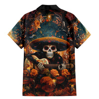 Day of Dead Skull Family Matching Mermaid Dress and Hawaiian Shirt Sugar Skull Musican - Wonder Print Shop