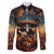Day of Dead Skull Family Matching Puletasi Dress and Hawaiian Shirt Sugar Skull Musican - Wonder Print Shop