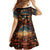Day of Dead Skull Family Matching Tank Maxi Dress and Hawaiian Shirt Sugar Skull Musican - Wonder Print Shop